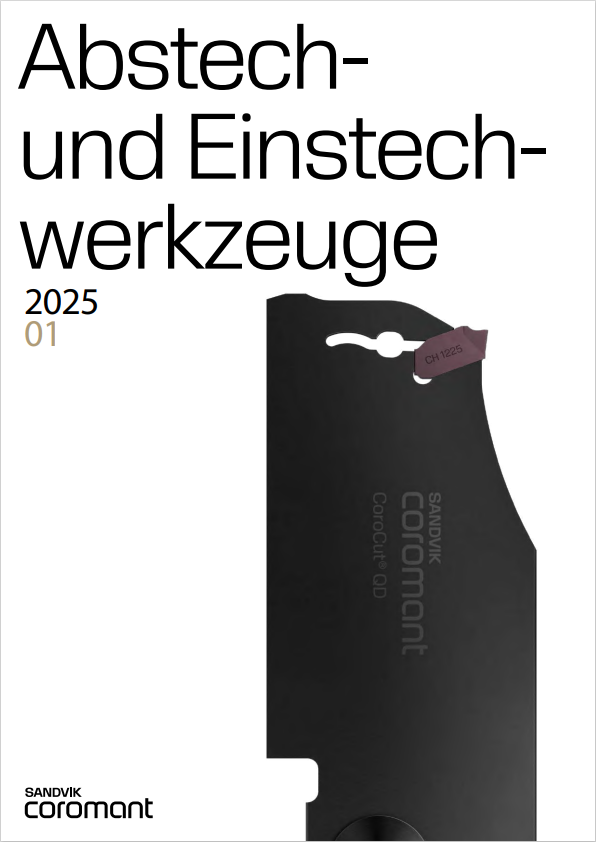 SANDVIK Coromant Abstechen und Einstechen 2025